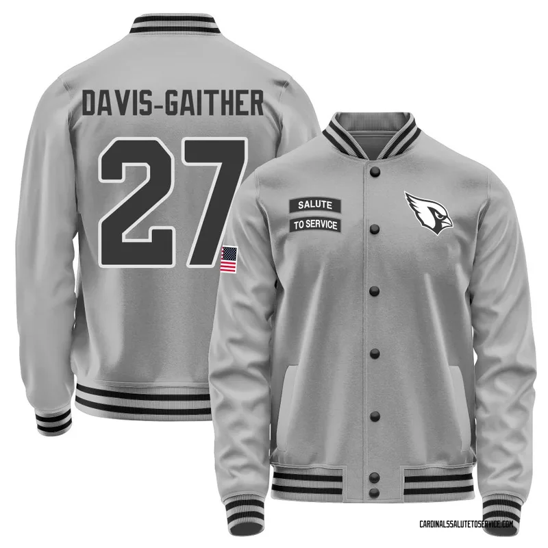 Men's Akeem Davis-Gaither Arizona Cardinals Gray Salute to Service Performance Jacket