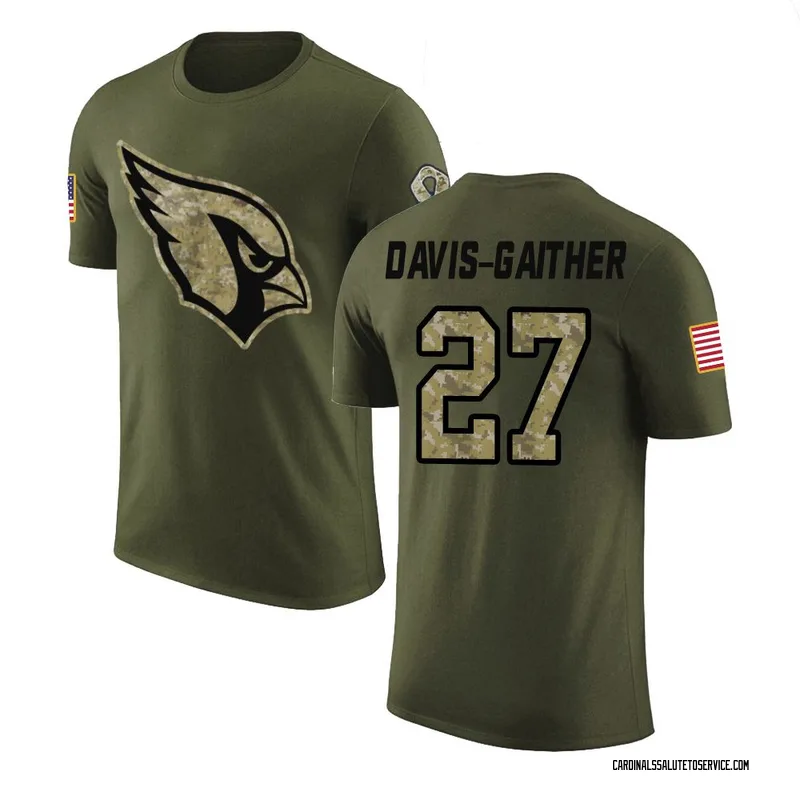 Men's Akeem Davis-Gaither Arizona Cardinals Legend Olive Salute to Service T-Shirt