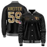 Men's Casey Kreiter Arizona Cardinals Black Salute to Service Sideline Performance Jacket