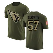 Men's Chase Bisontis Arizona Cardinals Legend Olive Salute to Service T-Shirt