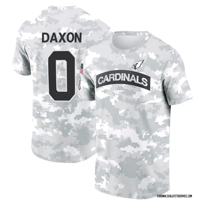 Men's Denzel Daxon Arizona Cardinals Camo Arctic 2024 Salute to Service Performance T-Shirt