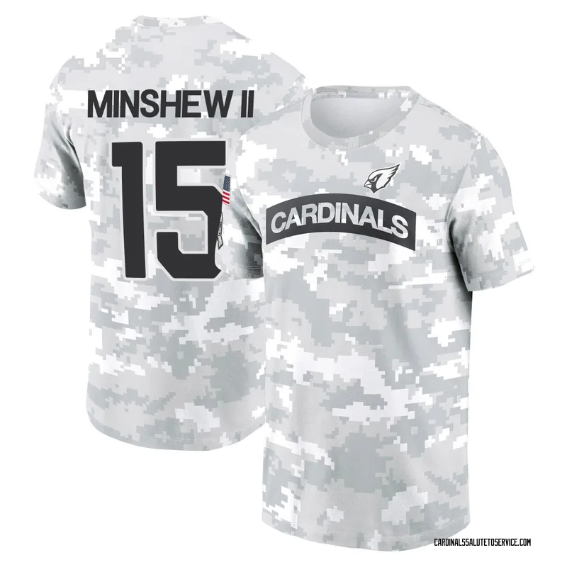 Men's Gardner Minshew II Arizona Cardinals Camo Arctic 2024 Salute to Service Performance T-Shirt