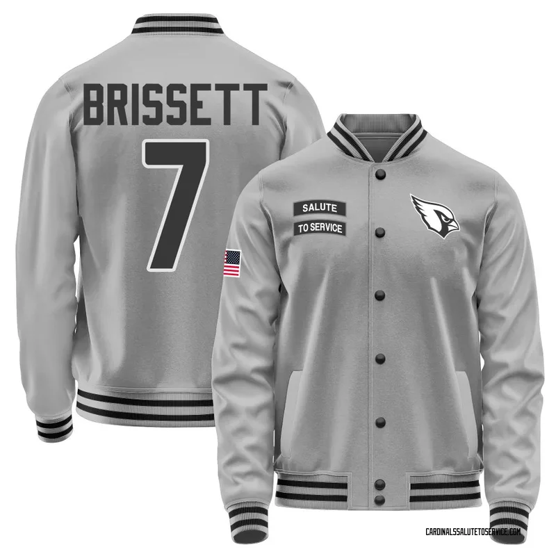 Men's Jacoby Brissett Arizona Cardinals Gray Salute to Service Performance Jacket