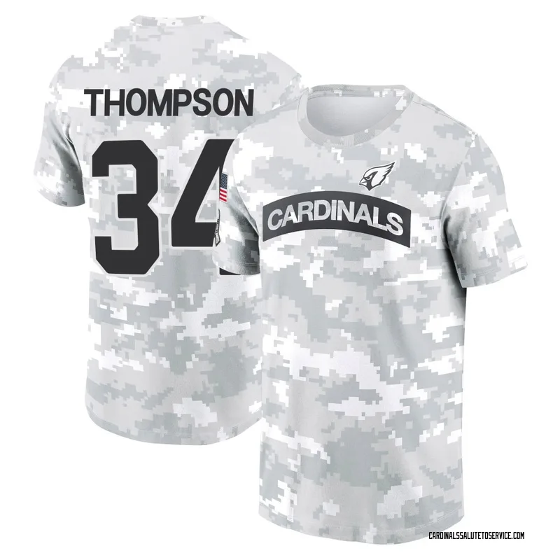 Men's Jalen Thompson Arizona Cardinals Camo Arctic 2024 Salute to Service Performance T-Shirt