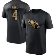 Men's Jeremiyah Love Arizona Cardinals Black 2020 Salute To Service Performance T-Shirt