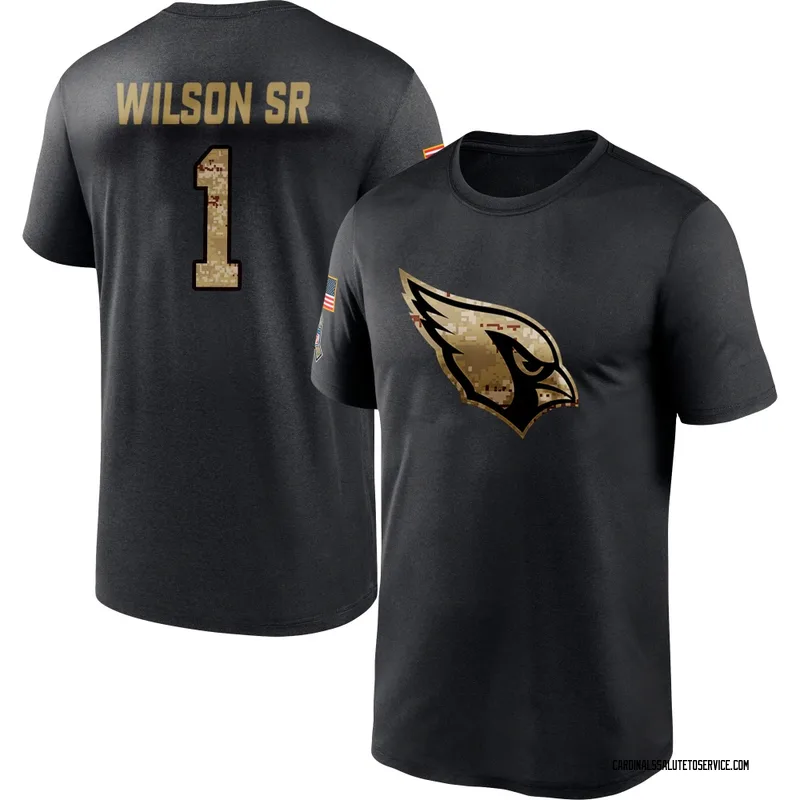 Men's Mack Wilson Sr. Arizona Cardinals Black 2020 Salute To Service Performance T-Shirt