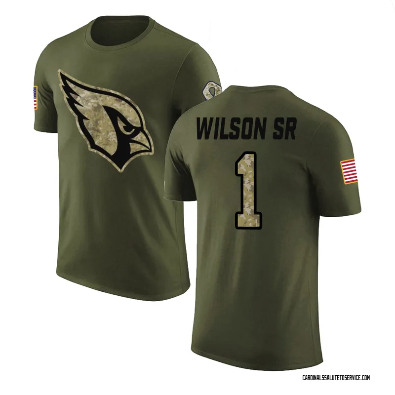 Men's Mack Wilson Sr. Arizona Cardinals Legend Olive Salute to Service T-Shirt
