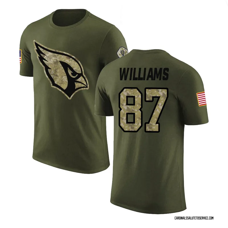 Men's Maxx Williams Arizona Cardinals Legend Olive Salute to Service T-Shirt