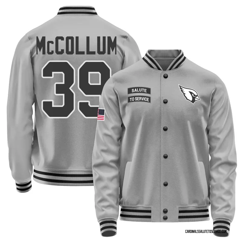 Men's Nate McCollum Arizona Cardinals Gray Salute to Service Performance Jacket