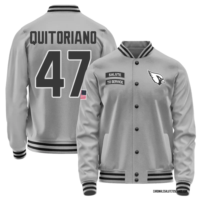 Men's Teagan Quitoriano Arizona Cardinals Gray Salute to Service Performance Jacket