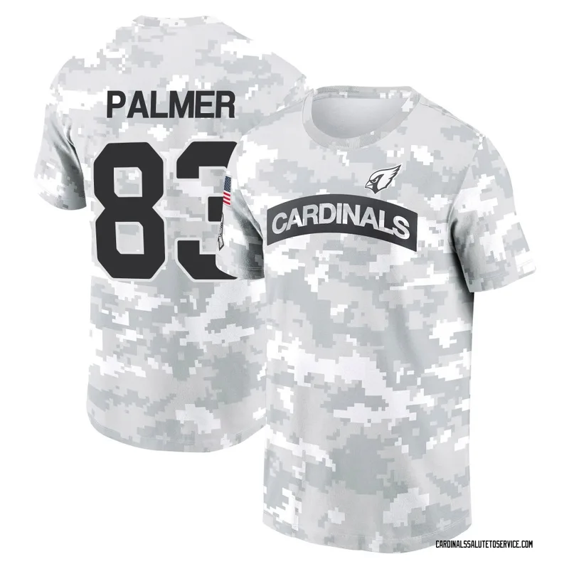 Men's Tejhaun Palmer Arizona Cardinals Camo Arctic 2024 Salute to Service Performance T-Shirt