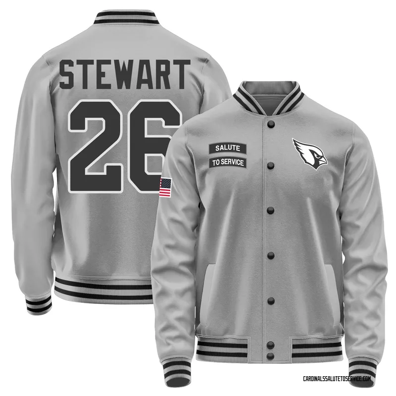 Men's Tre Stewart Arizona Cardinals Gray Salute to Service Performance Jacket