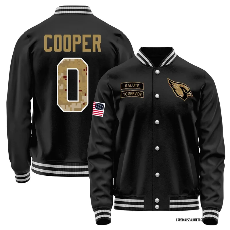 Men's Tyler Cooper Arizona Cardinals Black Salute to Service Sideline Performance Jacket