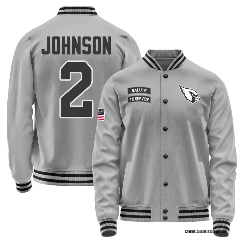Men's Will Johnson Arizona Cardinals Gray Salute to Service Performance Jacket