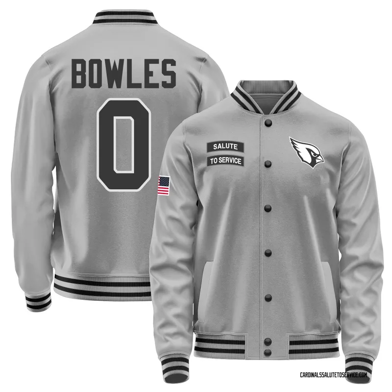 Men's Wyatt Bowles Arizona Cardinals Gray Salute to Service Performance Jacket