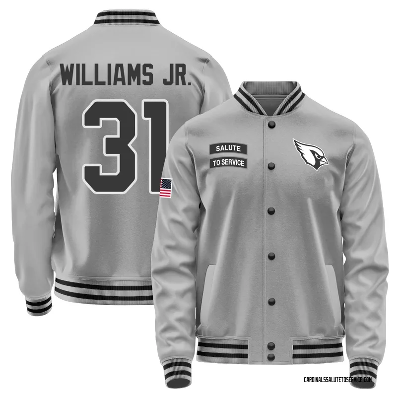 Men's Wydett Williams Jr. Arizona Cardinals Gray Salute to Service Performance Jacket
