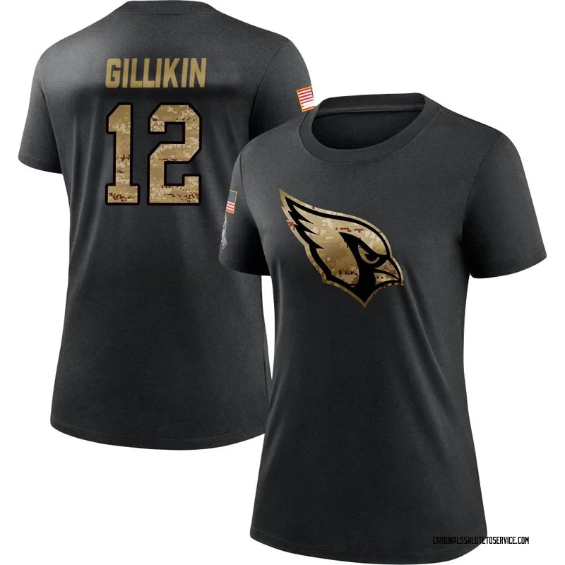 Women's Blake Gillikin Arizona Cardinals Black 2020 Salute To Service Performance T-Shirt