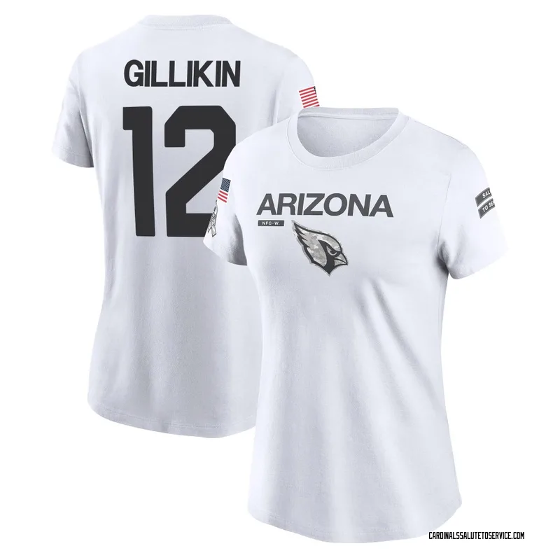 Women's Blake Gillikin Arizona Cardinals Legend White 2024 Salute to Service Performance T-Shirt