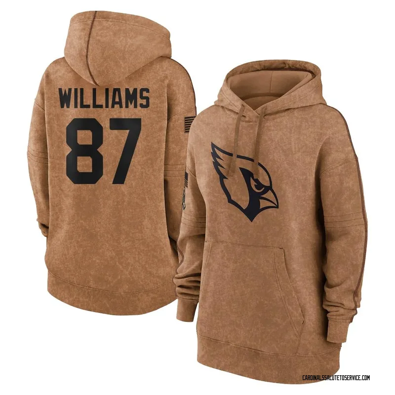 Women's Maxx Williams Arizona Cardinals Brown 2023 Salute To Service Pullover Hoodie