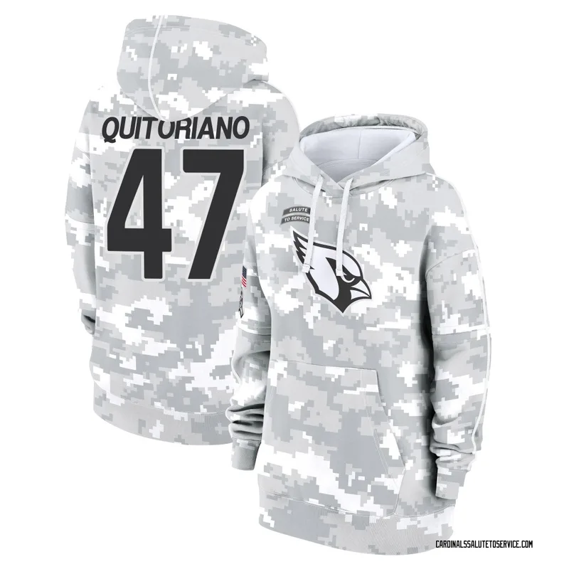 Women's Teagan Quitoriano Arizona Cardinals Camo Arctic 2024 Salute to Service Club Fleece Pullover Hoodie