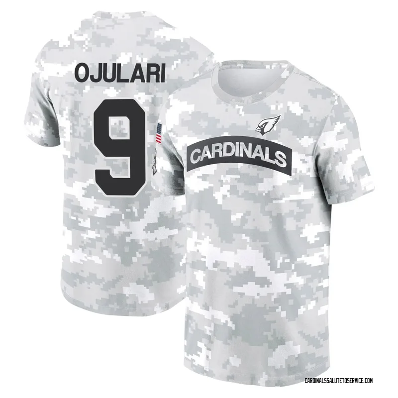 Youth BJ Ojulari Arizona Cardinals Camo Arctic 2024 Salute to Service Performance T-Shirt