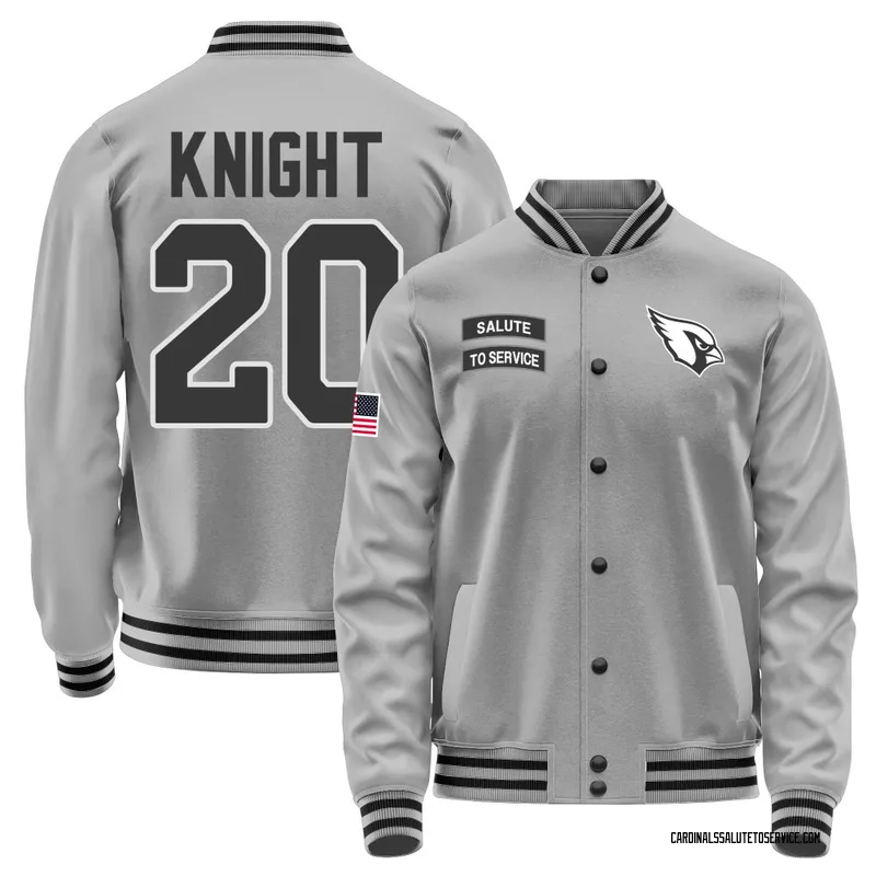 Youth Bam Knight Arizona Cardinals Gray Salute to Service Performance Jacket