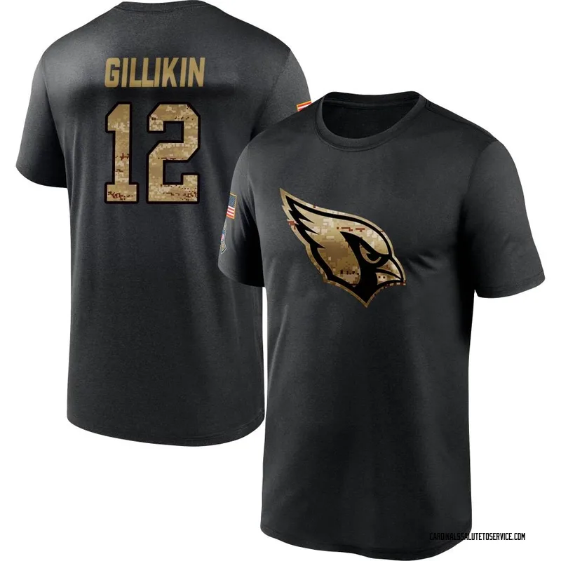 Youth Blake Gillikin Arizona Cardinals Black 2020 Salute To Service Performance T-Shirt