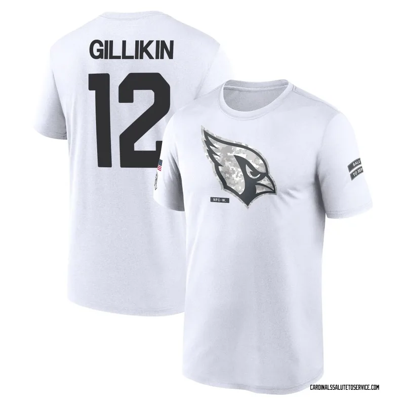 Youth Blake Gillikin Arizona Cardinals Legend White 2024 Salute to Service Performance T-Shirt