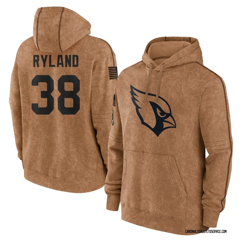 Youth Chad Ryland Arizona Cardinals Brown 2023 Salute To Service Club Pullover Hoodie