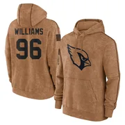 Youth Damonic Williams Arizona Cardinals Brown 2023 Salute To Service Club Pullover Hoodie