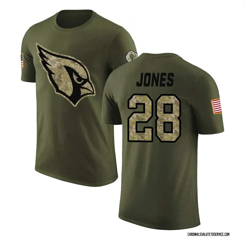 Youth Elijah Jones Arizona Cardinals Legend Olive Salute to Service T-Shirt