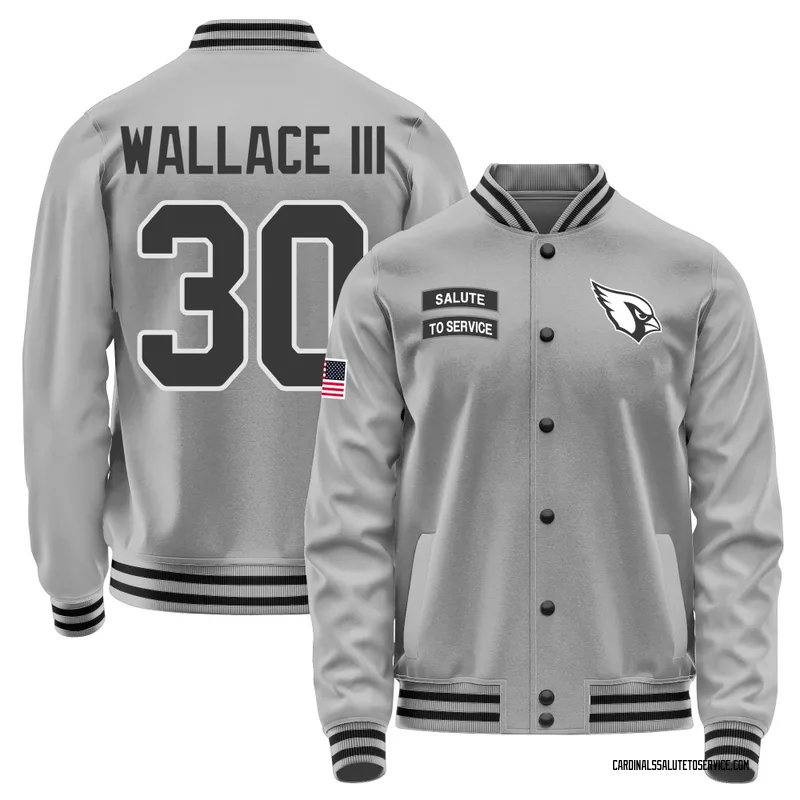 Youth Harrison Wallace III Arizona Cardinals Gray Salute to Service Performance Jacket