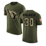 Youth Harrison Wallace III Arizona Cardinals Legend Olive Salute to Service T-Shirt