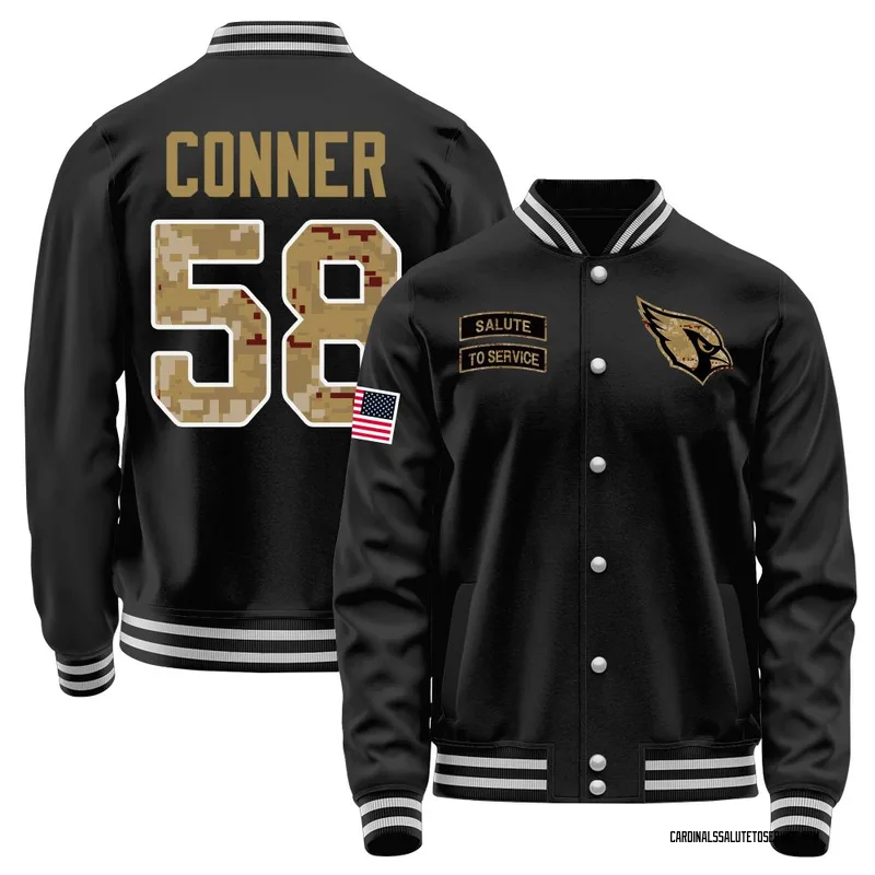 Youth Hayden Conner Arizona Cardinals Black Salute to Service Sideline Performance Jacket