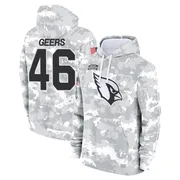 Youth Jameson Geers Arizona Cardinals Camo Arctic 2024 Salute to Service Club Fleece Pullover Hoodie