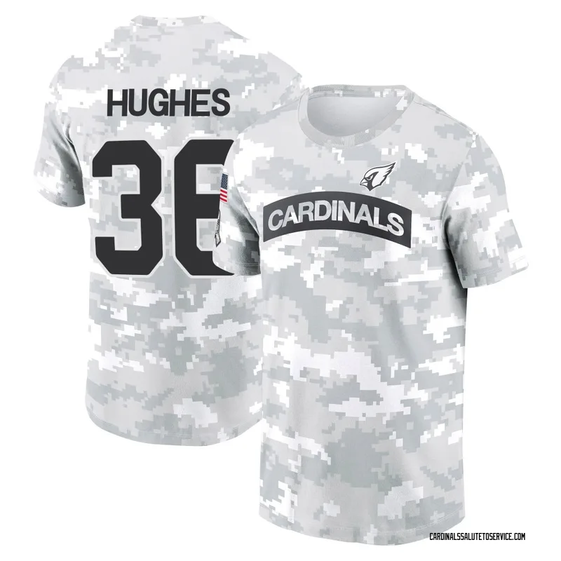 Youth JuJu Hughes Arizona Cardinals Camo Arctic 2024 Salute to Service Performance T-Shirt