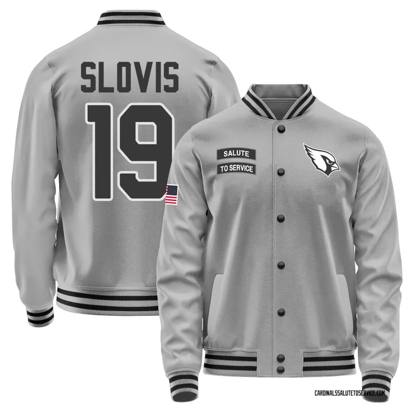Youth Kedon Slovis Arizona Cardinals Gray Salute to Service Performance Jacket