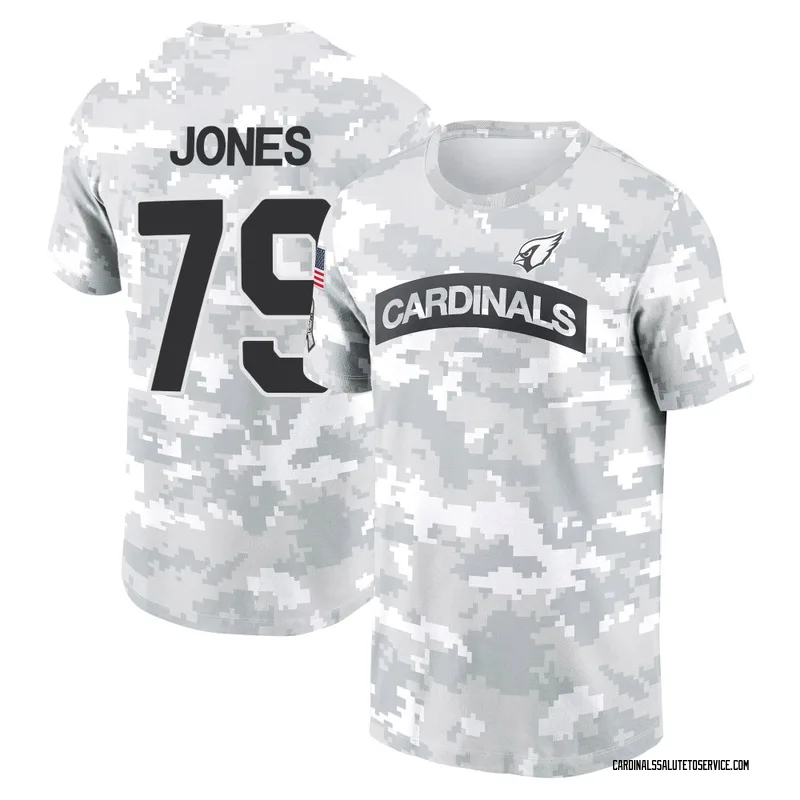 Youth Matthew Jones Arizona Cardinals Camo Arctic 2024 Salute to Service Performance T-Shirt
