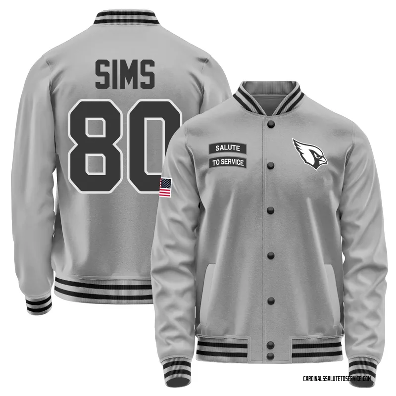 Youth Steven Sims Arizona Cardinals Gray Salute to Service Performance Jacket