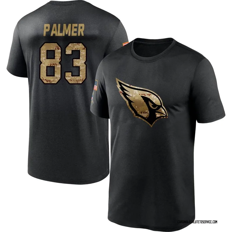 Youth Tejhaun Palmer Arizona Cardinals Black 2020 Salute To Service Performance T-Shirt