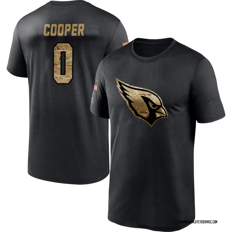 Youth Tyler Cooper Arizona Cardinals Black 2020 Salute To Service Performance T-Shirt