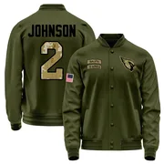 Youth Will Johnson Arizona Cardinals Olive Salute to Service Sideline Performance Jacket