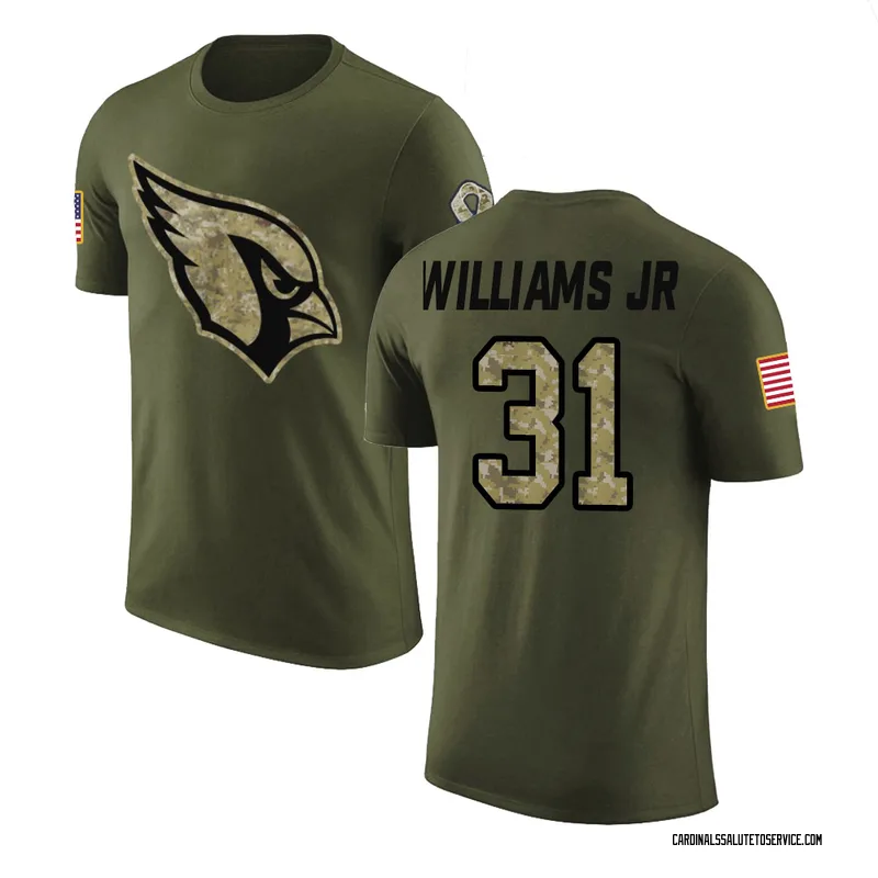 Youth Wydett Williams Jr. Arizona Cardinals Legend Olive Salute to Service T-Shirt