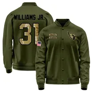 Youth Wydett Williams Jr. Arizona Cardinals Olive Salute to Service Sideline Performance Jacket